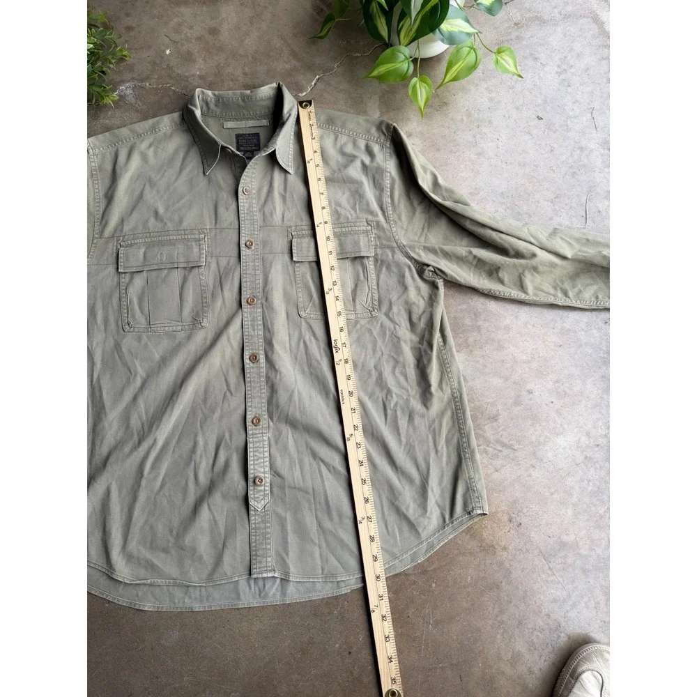 Lucky Brand Green Military Button Down Jacket Type L-54C California Men's Sz XL